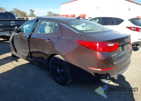 2015 Kia Optima Lx из США, поврежденный, VIN 5XXGM4A74FG479326